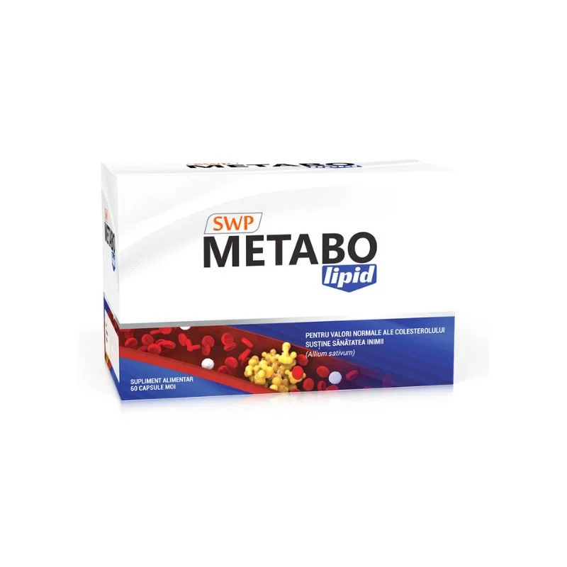 Slabire si detoxifiere - Metabo Lipid, 60 capsule moi, Sun Wave Pharma, nordpharm.ro