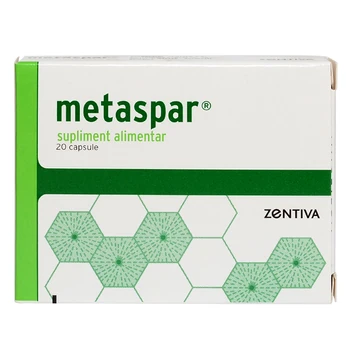 Vitamine si suplimente - Metaspar, 20 capsule, Zentiva , nordpharm.ro