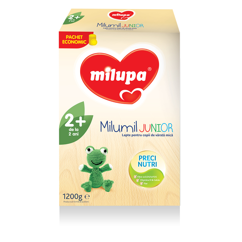 Alimentatie copii - Formula de lapte Milumil Junior, +2 ani, 600 g pachx2 buc, Milupa , nordpharm.ro
