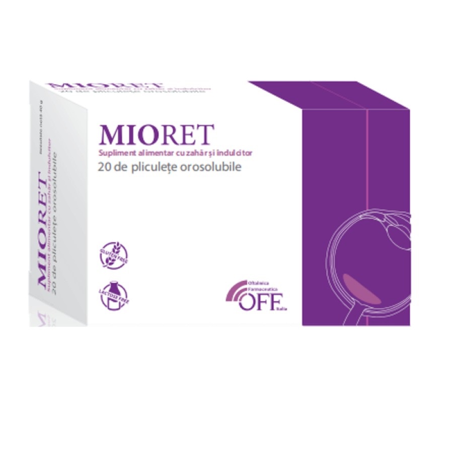 Oftalmologie - Mioret, 20 plicuri, Off Italia, nordpharm.ro