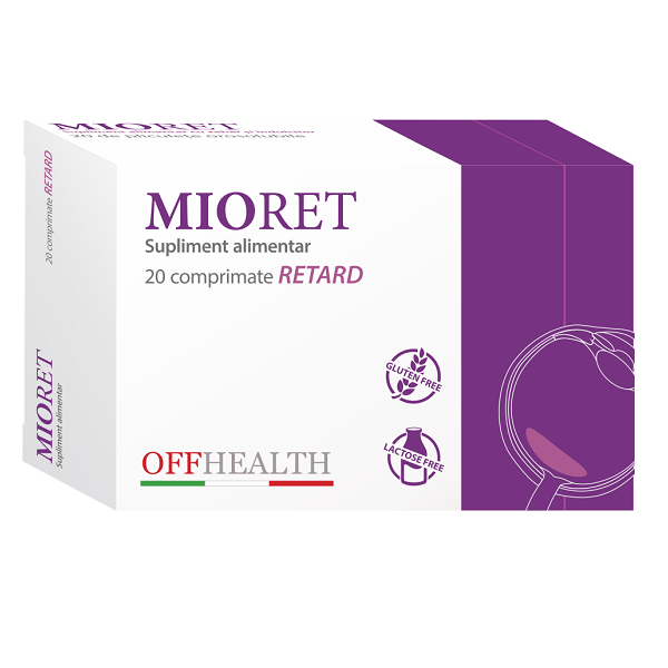 Oftalmologie - Mioret Retard, 20 comprimate, Offhealth, nordpharm.ro