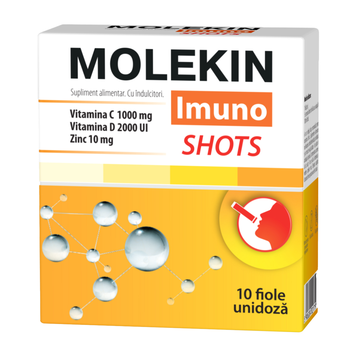 Imunitate - Molekin Imuno Shots, 10 fiole, Zdrovit, nordpharm.ro