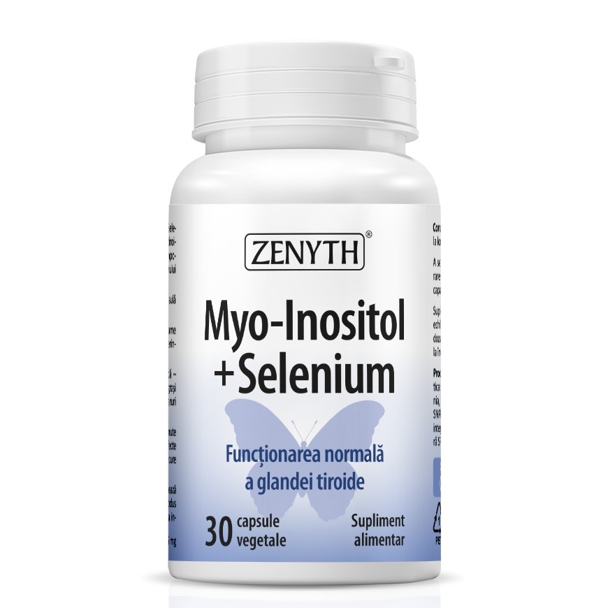 Suplimente alimentare - Myo-Inositol + Selenium, 30 capsule, Zenyth , nordpharm.ro