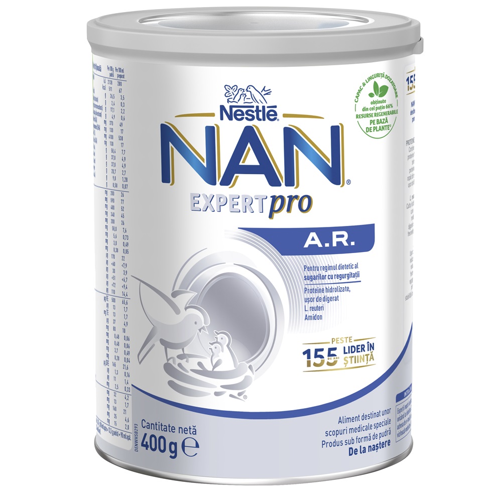 Mama si copilul - Nan AR, 400 g, Nestle , nordpharm.ro
