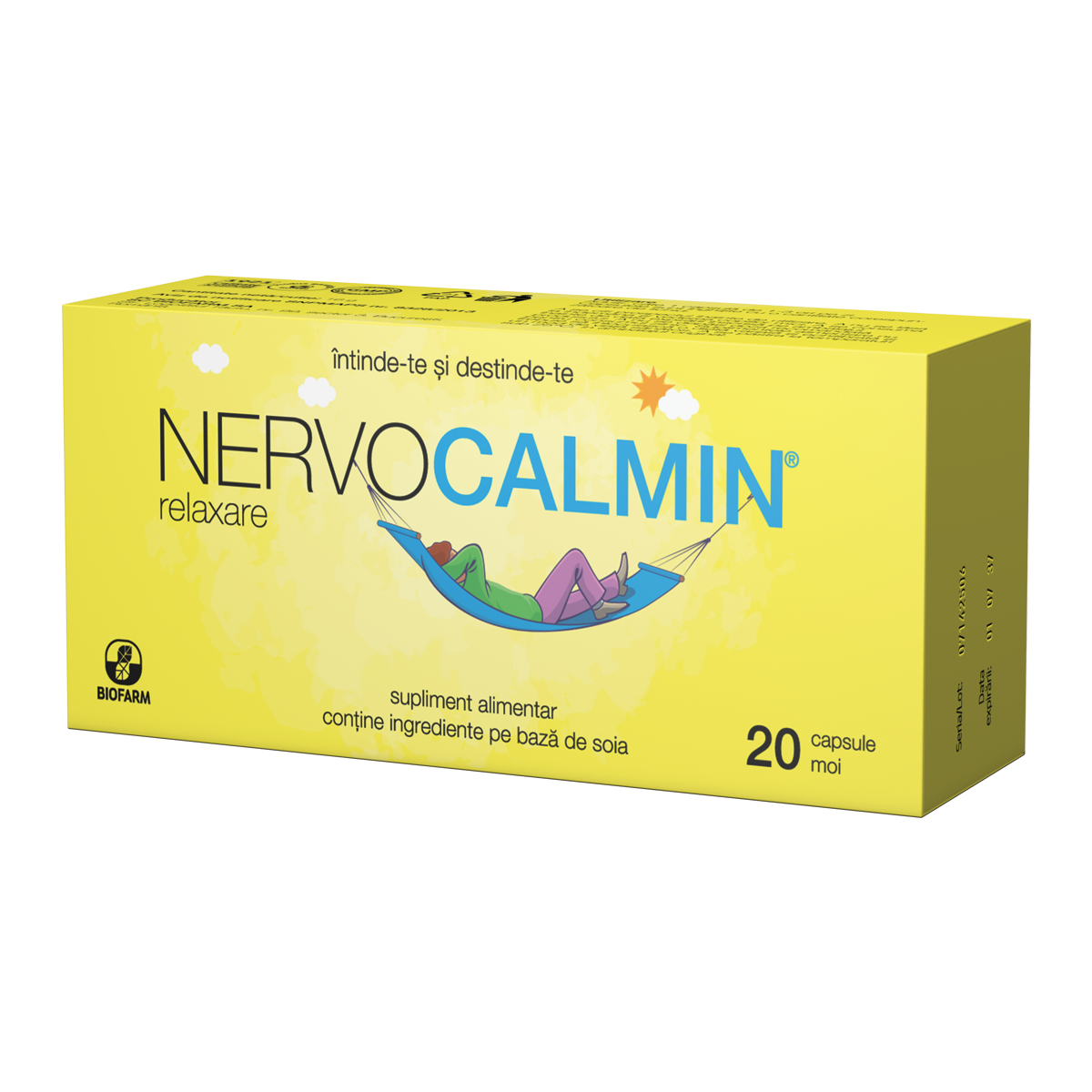 Somn si relaxare - NERVOCALMIN RELAXARE 20 CPS MOI, nordpharm.ro
