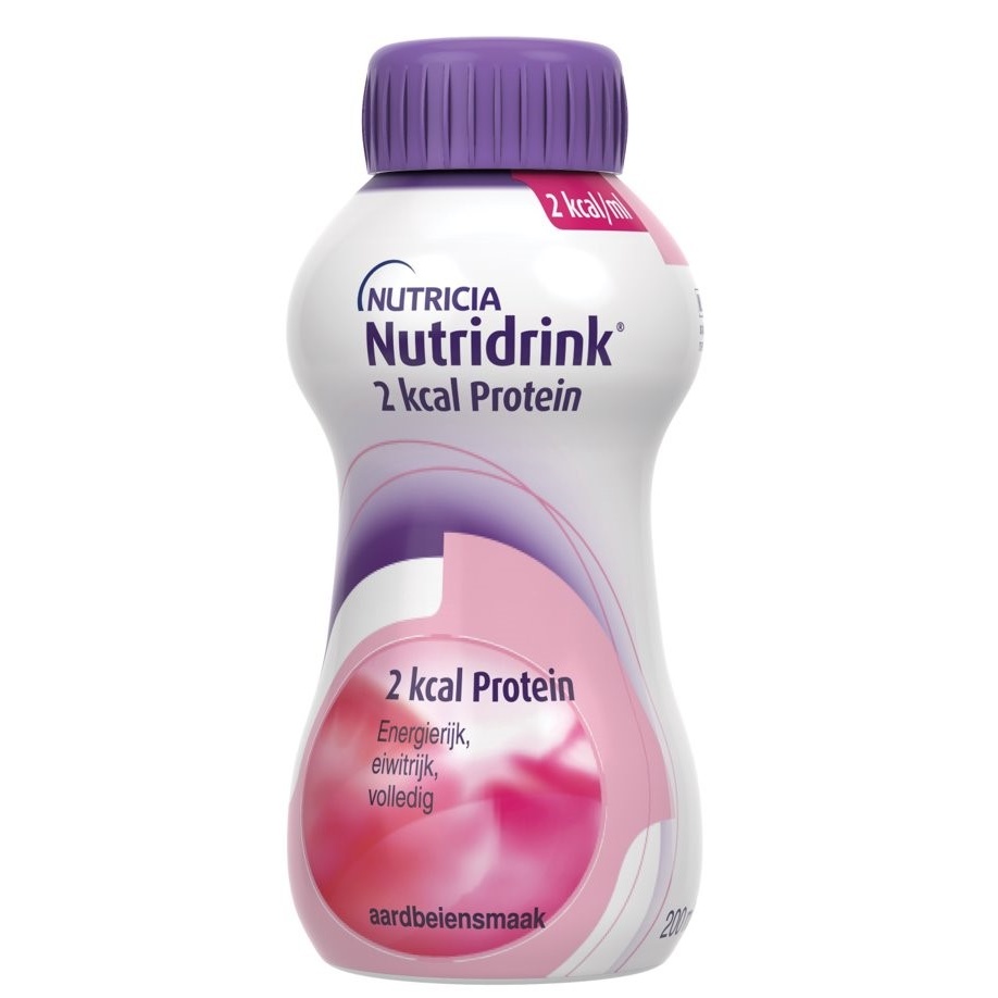DIETA SI NUTRITIE - Nutridrink cu aroma de capsuni 2 kcal Protein, 200 ml, Nutricia , nordpharm.ro
