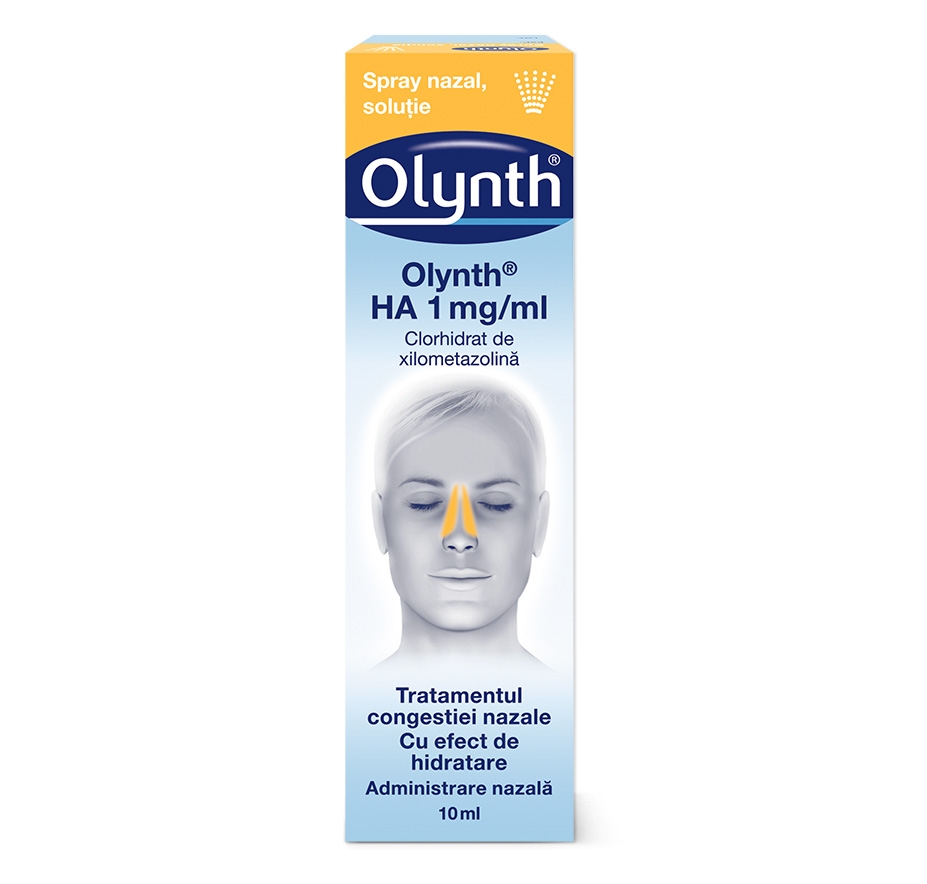 Raceala si gripa - Olynth HA spray nazal, soluţie, 1 mg/ml, 10 ml, Johnson&Johnson, nordpharm.ro