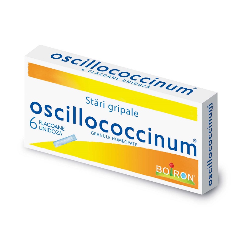 Raceala si gripa - Oscillococcinum granule homeopate, 6 unidoze, Boiron, nordpharm.ro