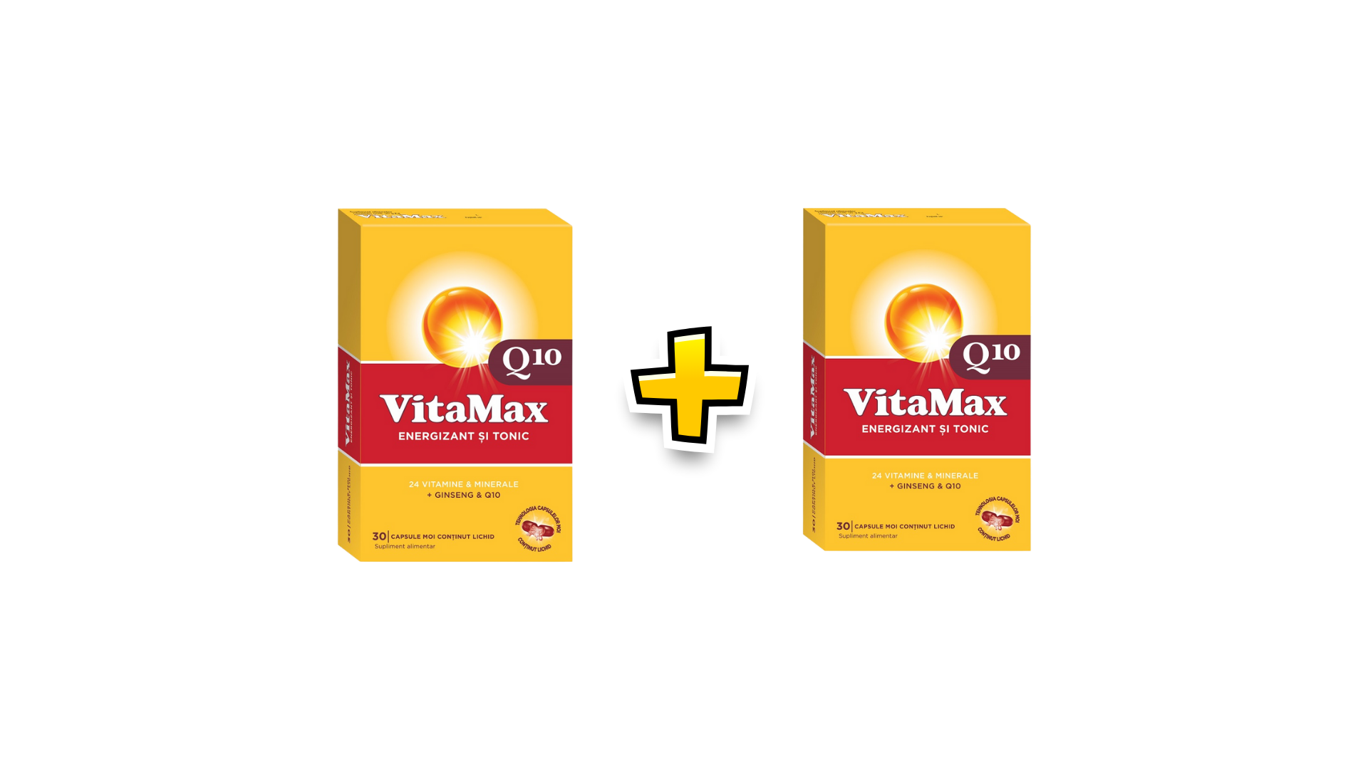 Imunitate - Pachet Vitamax Q10, 30+30 capsule, Perrigo, nordpharm.ro