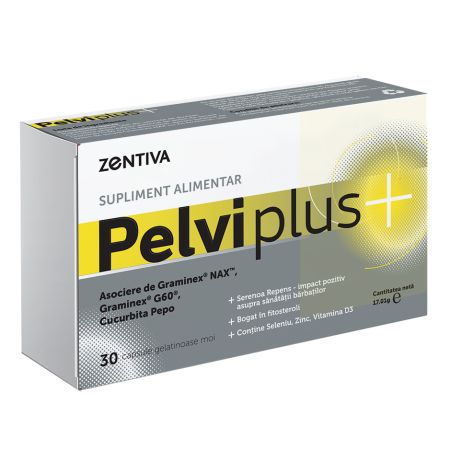 Afectiuni ale prostatei  - Pelviplus, 30 capsule, Zentiva, nordpharm.ro