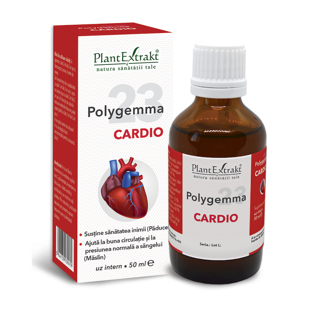 Extracte, tincturi - Polygemma 23 Cardio, 50ml, Plant Extrakt, nordpharm.ro