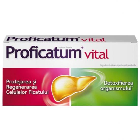 Hepatoprotectoare si  hepatoregeneratoare - Proficatum Vital, 60 capsule, Aflofarm, nordpharm.ro