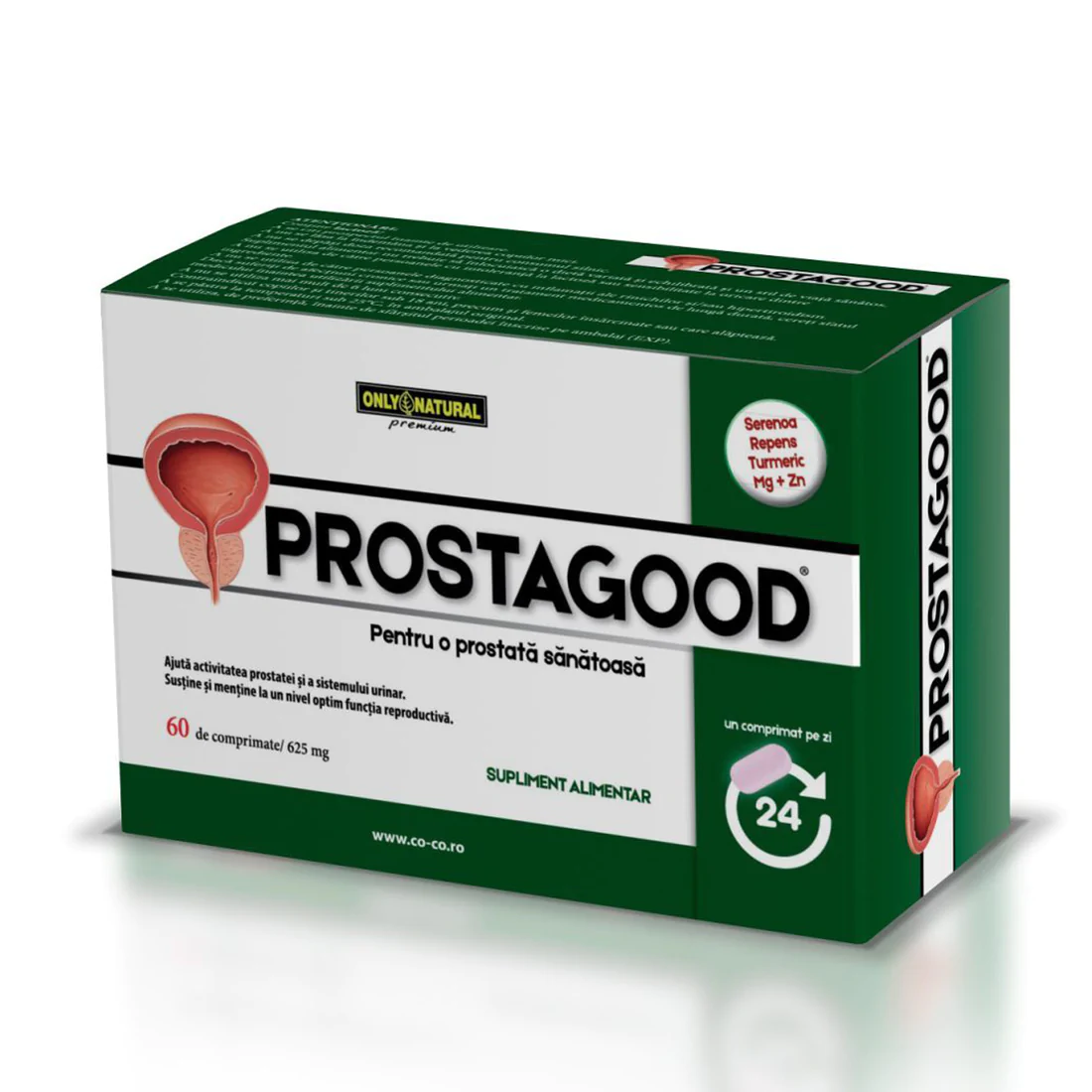 Afectiuni ale prostatei  - PROSTAGOOD 625MG CTX60 CPS, ONLY NATURAL, nordpharm.ro