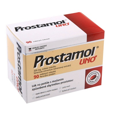 Afectiuni ale prostatei  - Prostamol uno, 320 mg, 90 capsule, Berlin-Chemie Ag, nordpharm.ro