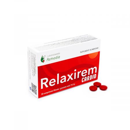 Vitamine si suplimente - Relaxirem Cardio, 30 comprimate, Remedia , nordpharm.ro