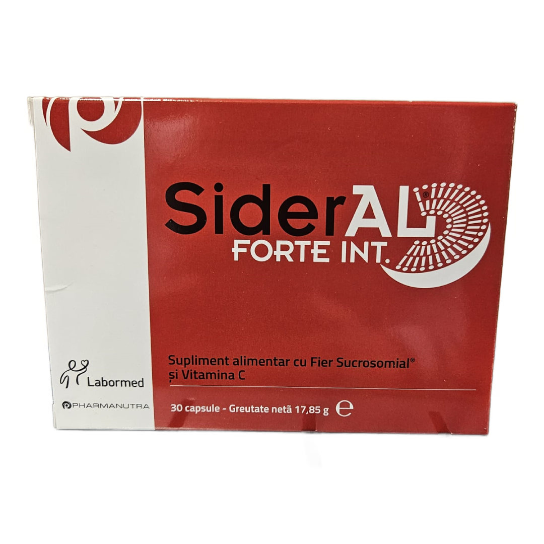 Anemie adulti - Sideral Forte, 30 capsule, Solacium Pharma, nordpharm.ro