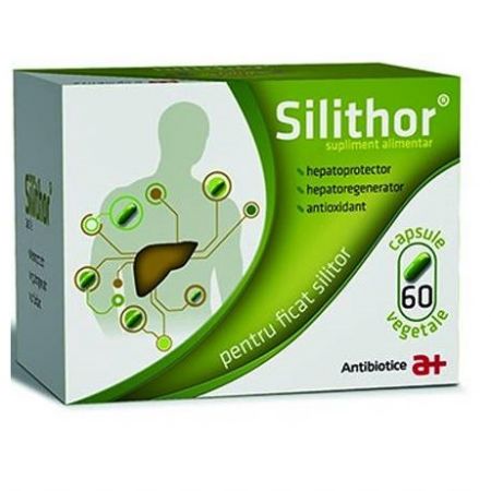 Vitamine si suplimente - Silithor, 60 capsule, Antibiotice SA , nordpharm.ro