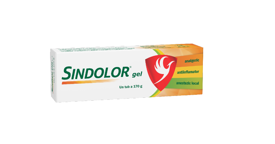 Afectiuni osteoarticulare - Sindolor gel, 5 mg/5 mg/20 mg/g, 170 g, Fiterman, nordpharm.ro