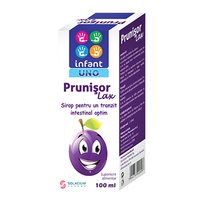 Suplimente pentru copii - Prunisor Lax Sirop Infant Uno, 100 ml, Solacium Pharma, nordpharm.ro