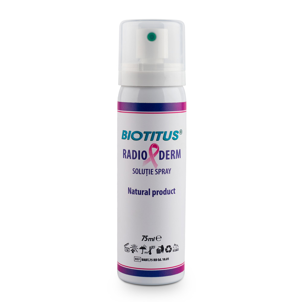 Ingrijire corp - Solutie spray Biotitus Radioderm, 75 ml, Tiamis Medical, nordpharm.ro