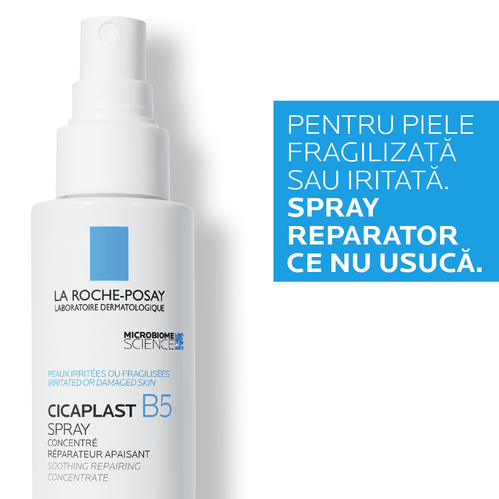 Ingrijire ten - Spray concentrat reparator si calmant Cicaplast B5, 100 ml, La Roche-Posay , nordpharm.ro