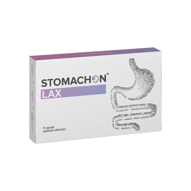 Sistemul digestiv - Stomachon Lax, 15 capsule, NaturPharma, nordpharm.ro