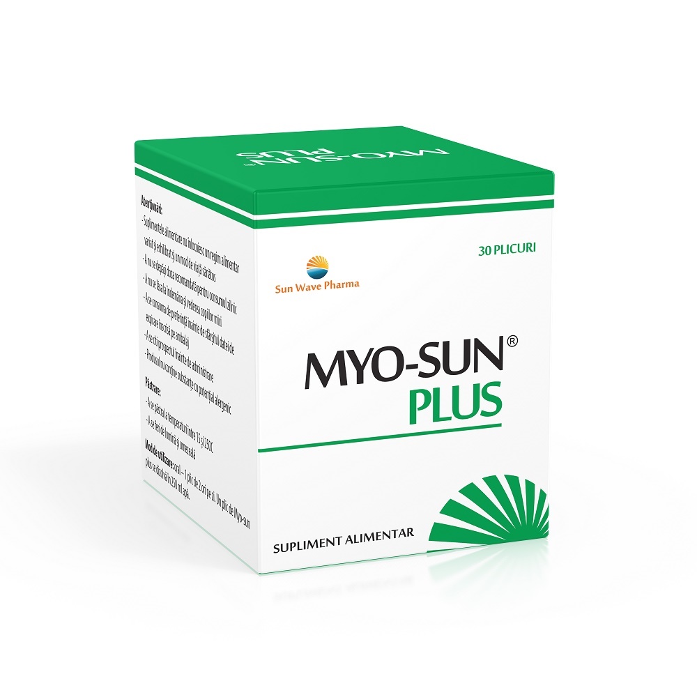 Fertilitate - Myo-Sun Plus, 30 plicuri, Sun Wave Pharma, nordpharm.ro