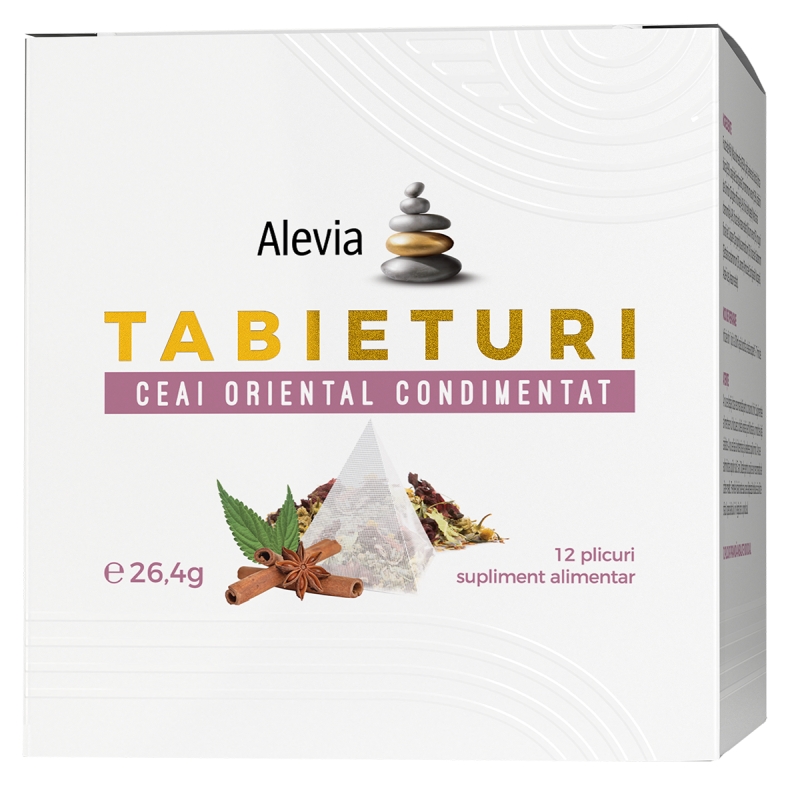 Ceaiuri - Tabieturi Ceai oriental condimentat, 12 plicuri, Alevia, nordpharm.ro