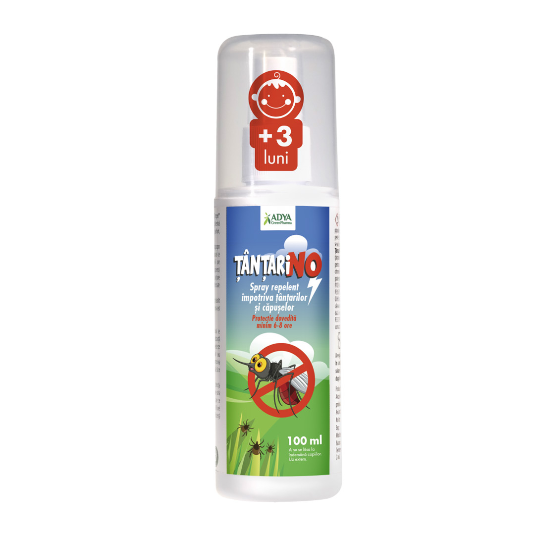 Protectie insecte si paraziti - Tantari NO, 100 ml, Adya Green Pharma, nordpharm.ro