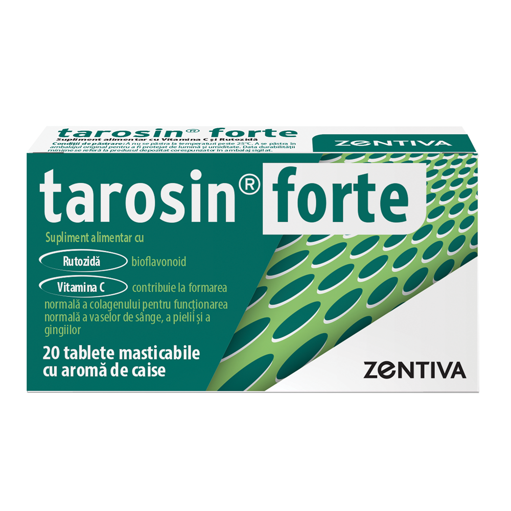 Imunitate - Tarosin Forte cu Vitamina C si Rutozida , 20 comprimate, nordpharm.ro