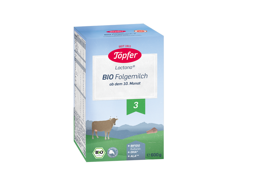 Alimentatie copii - Lapte praf Bio 3 Lactana, +10 luni, 600g, Topfer , nordpharm.ro