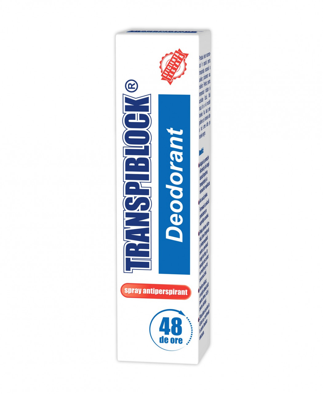 Ingrijire corp - Transpiblock deodorant spray antiperspirant 48 h 150 ml,Zdrovit, nordpharm.ro