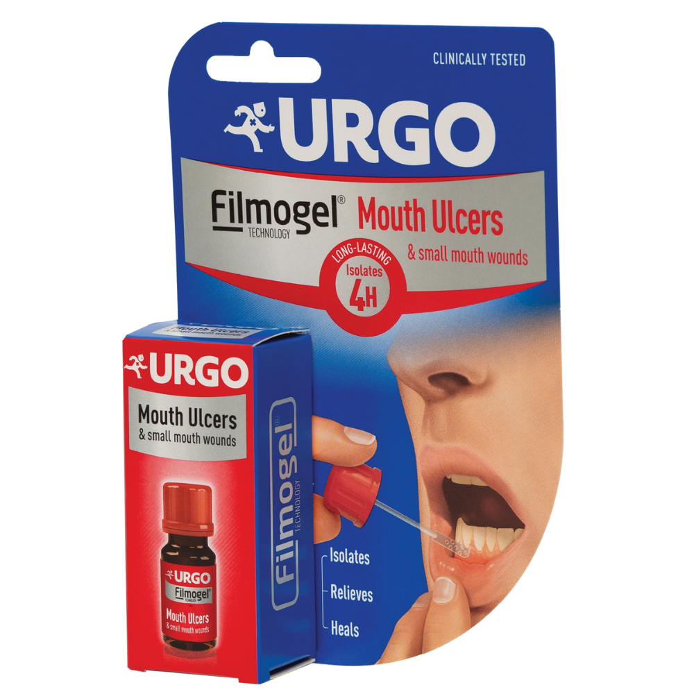 Plasturi si pansamente - Tratament anti afte cu arome de fructe Filmogel, 6 ml, Urgo, nordpharm.ro