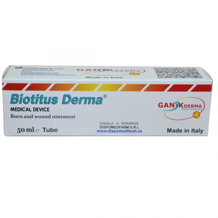 Creme, unguente - Unguent pentru plagi Biotitus Derma, 50 ml, Gankiderma, nordpharm.ro