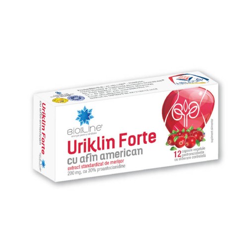 Imunitate - URIKLIN FORTE CTX12 CPS GASTRO REZ. HELCOR, nordpharm.ro