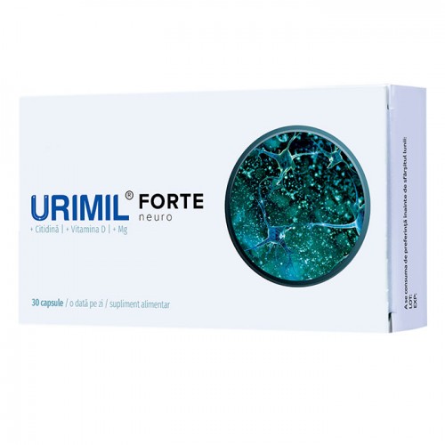 Sistemul nervos - Urimil Forte, 30 capsule, Naturpharma, nordpharm.ro