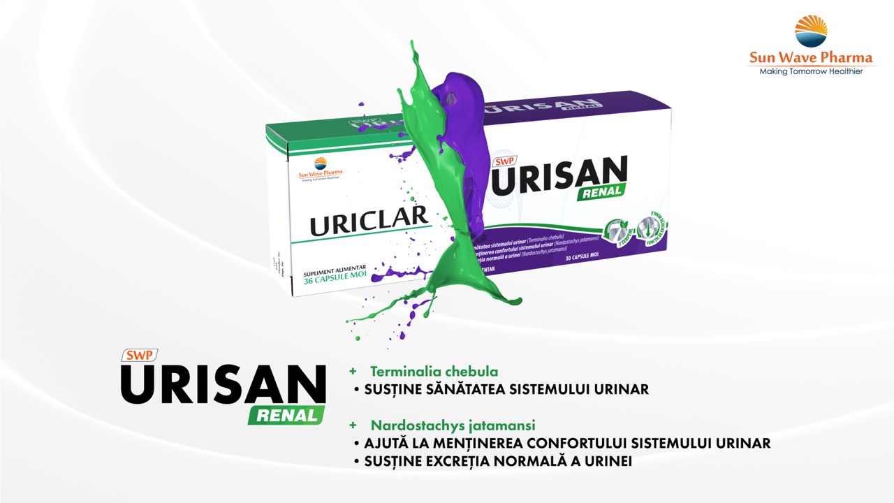 Sistemul genito-urinar - Urisan Renal, 30 capsule, Sun Wave Pharma
, nordpharm.ro