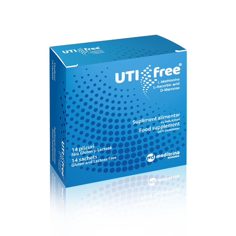 Sistemul genito-urinar - UTI Free, 14 plicuri, Meditrina Solartium Group, nordpharm.ro