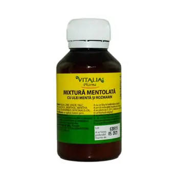 Afectiuni cutanate - Mixtura mentolata,100 ml ,Vitalia, nordpharm.ro