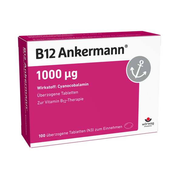 Stres si oboseala - VITAMINA B12 ANKERMANN 1000MCG CTX50 DRJ, nordpharm.ro