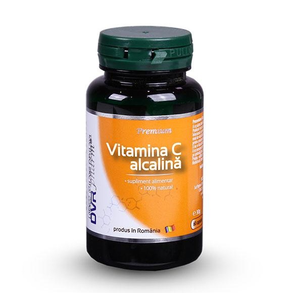 Imunitate - Vitamina C alcalina, 60 capsule, DVR Pharm, nordpharm.ro