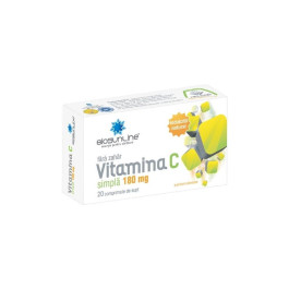 Suplimente alimentare - Vitamina C simpla 180 mg, 20 comprimate, Helcor , nordpharm.ro