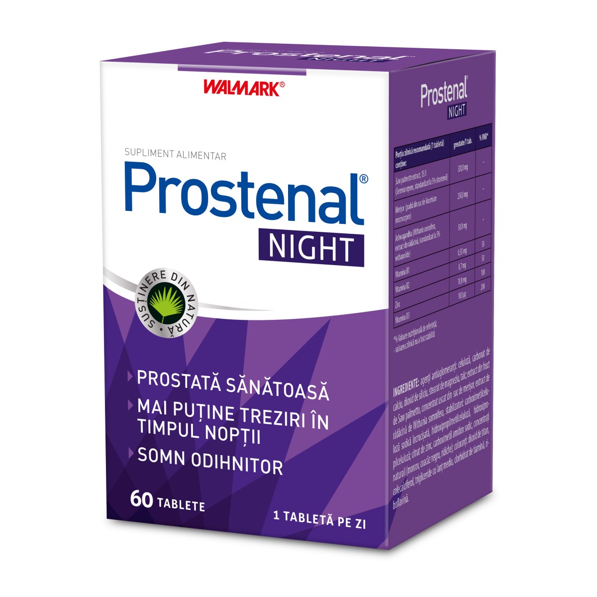 Afectiuni ale prostatei  - Prostenal Night, 60 tablete, Walmark, nordpharm.ro