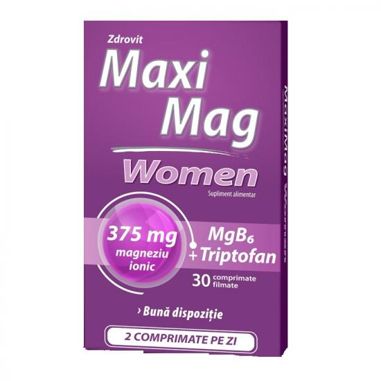 Vitamine si minerale - Maximag Women, 30 comprimate, Zdrovit, nordpharm.ro