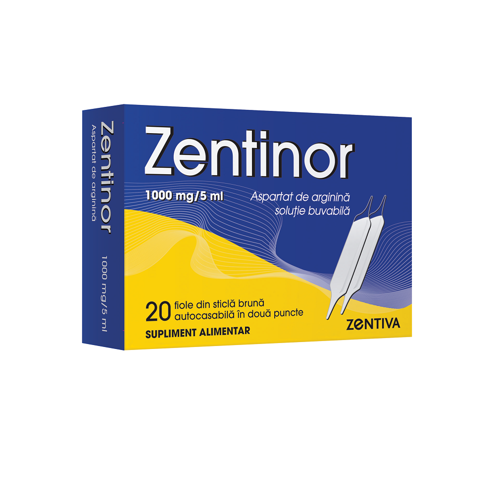 Vitamine si suplimente - Zentinor, 20 fiole buvabile, Zentiva , nordpharm.ro