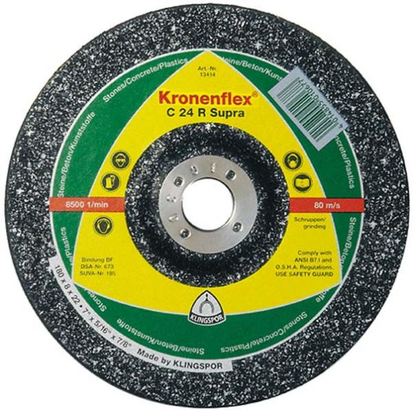 Discuri de polizare - Disc de polizare  C 24 R Supra 115x6x22,23 T27, oldindustry.ro