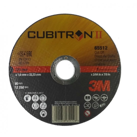 Discuri de debitare - Disc debitare Cubitron II A60S BF 125x1 T41, oldindustry.ro