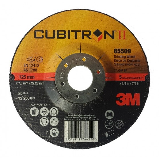 Discuri de polizare - Disc polizare Cubitron II A36P BF 125x7x22,23 T27, oldindustry.ro