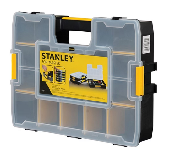 Organizator scule cu capac Stanley 1-94-745, separatoare detasabile, 44 x 34 x 9 cm