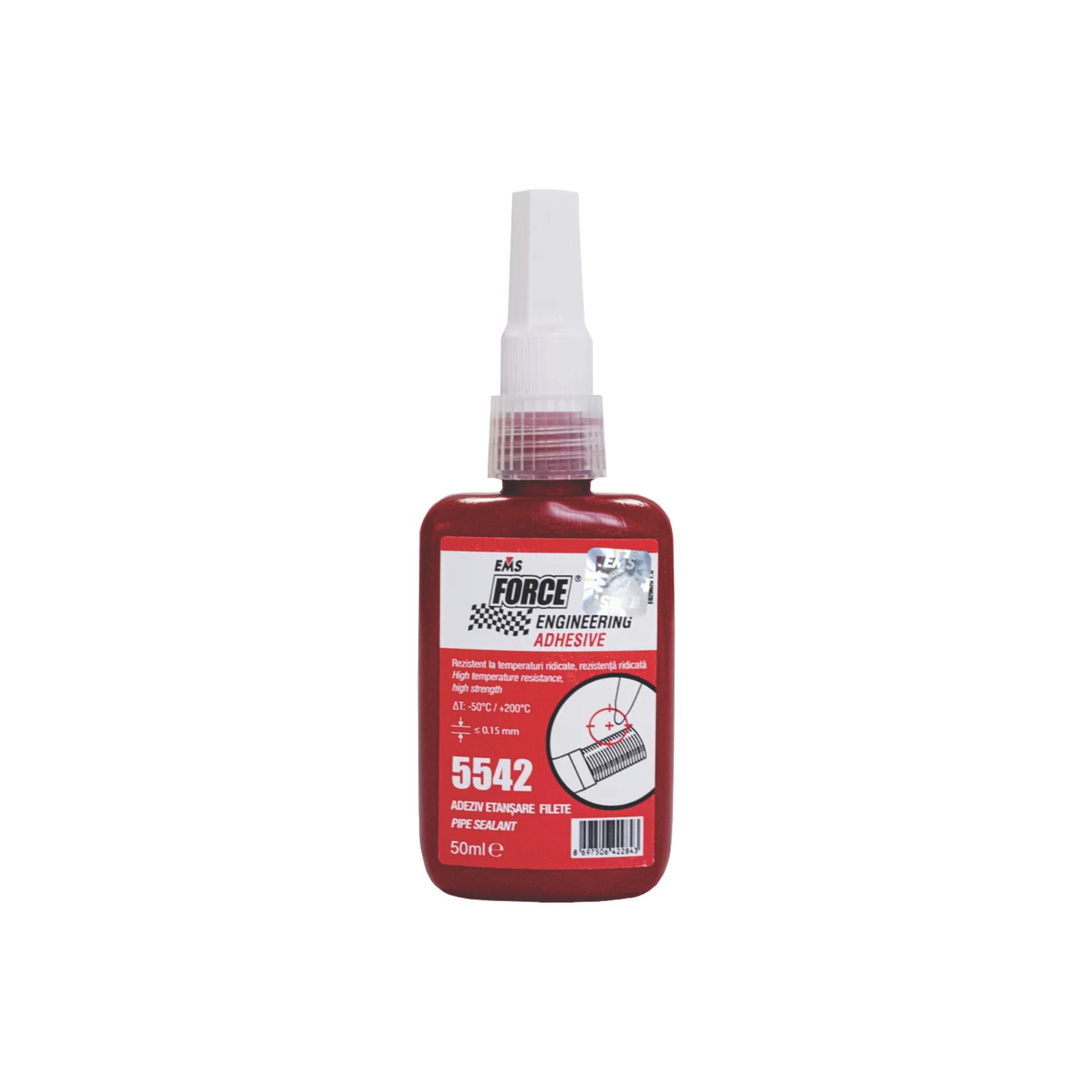 Adeziv etanșare filete metalice EMS FORCE 5542 50ml